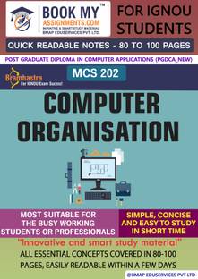 IGNOU MCS 202 Computer Organisation Study Material For IGNOU Students Simplify Your Studies