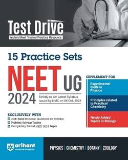 (OldEditon)ArihantTestDrive15PracticeSetsForNEETUG2024|LatestNMCSyllabus Tenth Edition