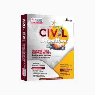 ISRO CIVIL PREVIOUS YEAR QUESTION PAPERS WITH DETAILED SOLUTION  - BEST BOOK FOR CIVIL ENGINEERING COMPETITIVE EXAMS