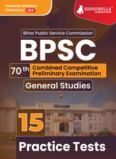70th BPSC Prelims Exam 2024 | Combined Competitive Examination - 15 Full-length Mock Tests (2200+ Solved MCQs) with Free Access to Online Tests  - .