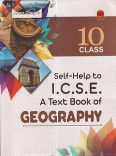 SELF HELP TO ICSE A TEXT BOOK OF GEOGRAPHY Class 10th |