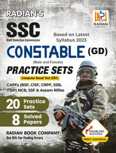 SSC Constable GD Practice Set and Solved Papers for 2024 Exam in English (Latest Edition)