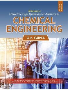 Khanna's Objective Type Questions And Answers In Chemical Engineering