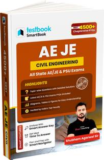 Civil Engineering for AE JE Exams - Chapterwise Solved & Previous Year Papers  - Useful for SSC JE, RRB JE, DDA JE, SSSB JE, RSMSSB JE, PGCIL DT, KPSC JE, JSSC JE, UPPCL JE, UPPSC AE, CGPSC AE, PPSC JE, BPSC AE, HPCL ENGINEER JKSSB JE, APSC JE, NBCC JE, DFCCIL & OTHER RECRUITMENT EXAMS