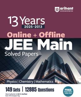 13 Years Jee Main Solved Papers (Editionv)
