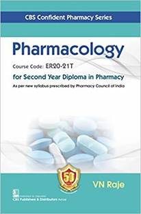 CBS Confident Pharmacy Series Pharmacology for Second Year Diploma in Pharmacy (PB- 2022)