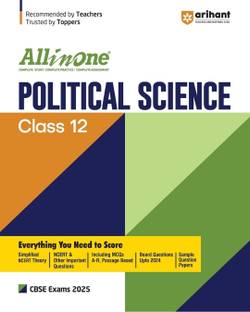 All In One Political Science Class 12th Based On Latest NCERT For CBSE Exams 2025 | Mind map in each chapter | Clear & Concise Theory | Intext & Chapter Exercises | Sample Question Papers