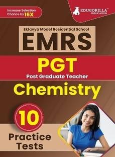 EMRS PGT Chemistry  - 2024 | Eklavya Model Residential School Post Graduate Teacher | 10 Practice Tests (1500 Solved Questions) with Free Access To Online Tests