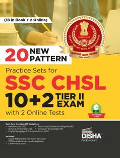 20 New Pattern Practice Sets for Ssc Chsl 10+2 Tier II Exam with 2 Online Tests 18 in Book + 2 Online Staff Selection Commission Combined Higher Secondary Levelmock Tests for 2023