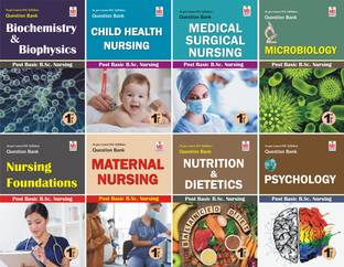 Post Basic B.Sc. Nursing QB Ist Year QB [Set of 8 Books]
