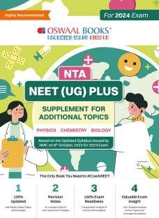 Oswaal NTA NEET (UG) PLUS Supplement for Additional Topics (Physics, Chemistry, Biology) (For 2024 Exam) | As Per NMC NEET updated Syllabus