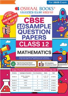 Oswaal Cbse Sample Question Papers Class 12 Mathematics