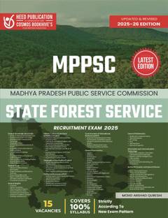 MPPSC State Forest Service Latest Edition Recuitment Exam English