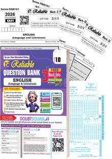 Reliable Question Bank Class 10 English (L&L) [CBSE] ,For 2026 Exam