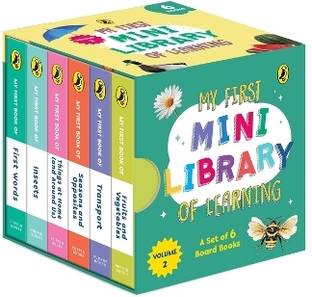 My First MINI Library of Learning: A box set of six early learning board books for toddlers (Volume 2) | Fruits & Vegetables, Transport, Seasons & Opposites, Things at Home, Insects, First Words | Expertly researched, carefully curated board books
