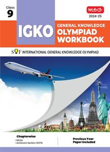 MTG International General Knowledge Olympiad (IGKO) Workbook for Class 9 - MCQs & Achievers Section - SOF IGKO Olympiad Preparation Books For 2024-2025 Exam