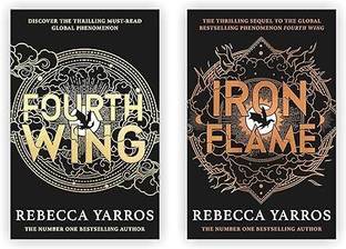 The Empyrean Series Collection 2 Books Set By Rebecca Yarros (Fourth Wing, Iron Flame)