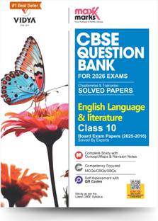 Maxx Marks CBSE Question Bank Class 10 - English Language & Literature for 2026 Board Exam - CBSE Question Bank Class 10 for CBSE Board Exam 2026  - CBSE Question Bank Class 10 for CBSE Board Exam 2024-2025