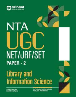 Arihant NTA UGC NET/ JRF/ SET PAPER-2 Library and Information Science As per updated syllabus 3 Model Papers with latest solved papers