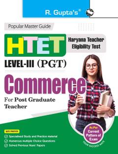 HTET (PGT) Post Graduate Teacher (Level-3) Commerce Exam Guide