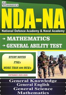 NDA/NA Exam Books 2025 -2026 (Set of 4 Books) Updated with MCQs till 2024 National Defense Academy/ Naval Academy