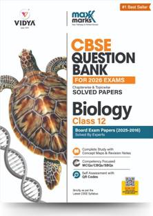 Biology class 12 CBSE question bank for 2026 exams by Maxx Marks  - Most Recommended and Bestselling Question Bank for 2026 Board Exams