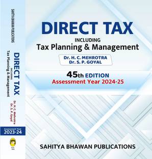 Direct Tax including Tax Planning & Management