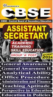 CBSE Assistant Secretary Group A (Academic, Training, Skill Education) Recruitment 2024 (Set of 8 Books)