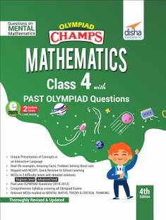 Olympiad Champs Mathematics Class 4 with Past Olympiad Questions