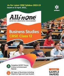 Cbse All in One Business Studies Class 12 2022-23 (as Per Latest Cbse Syllabus Issued on 21 April 2022)