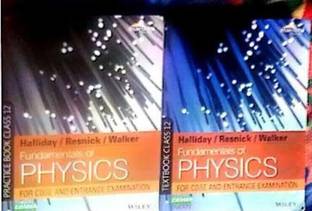 Halliday/ Resnick/ Walker, Fundamentals of Physics (Text and Practice book) 1 set, Class 12