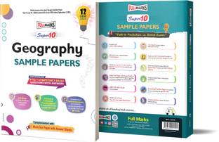 Full Marks Super 10 CBSE Board Sample Question Papers for Class 12 Geography For 2025 Exams | PYQs + Competency Based Questions with Answers | Includes Solved and Unsolved practice papers.  - Sample Paper Geography Class 12