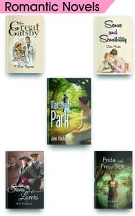 Most Exciting Romantic Novels Set Of 5, Books Like The Great Gatsby Book, Mansfield Park, Pride And Prejudice By Jane Austen, Sense And Sensibility By Jane Austen Plus Sons And Lovers Included In This  - Romantic Novels Set Of 5, Books Like The Great Gatsby Book, Mansfield Park, Pride And Prejudice By Jane Austen, Sense And Sensibility By Jane Austen Plus Sons And Lovers Included In This with 1 Disc