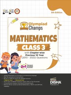Olympiad Champs Mathematics Class 3 with Chapter-Wise Previous 10 Year (2013 - 2022) Questions Complete Prep Guide with Theory, Pyqs, Past & Practice Exercise