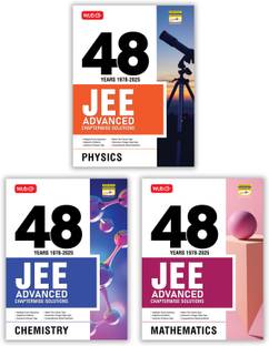 MTG 48 Years JEE Advanced (2025-1978) Chapter-wise Previous Years Solved Papers Physics Chemistry & Mathematics (Set of 3 Book) | JEE Advanced PYQ Question Bank For 2026 Exam