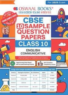 Oswaal Cbse Sample Question Papers Class 10 English Communicative Book