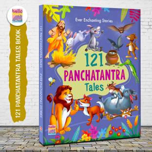 121 Panchatantra Tales Book 64pp (Edition01)  - Panchatantra Illustrated Story Books for Kids and Children's - Bedtime Moral Short Stories with Colorful Pictures in English - Ages 3+ Years
