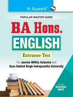 BA Hons. English Entrance Test Guide for JMI & GGSIPU