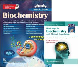 Biochemistry, 7th Silver Jubilee Edition | As per the latest NMC Guidelines | Free Mind Maps in Biochemistry with Clinical Correlation