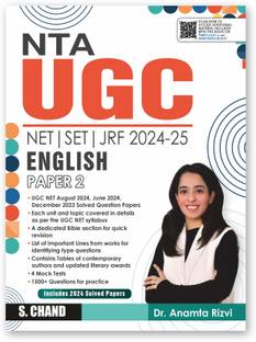 NTA UGC NET Paper 2 Exam Book 2025 : English Literature | NTA UGC NET/SET/JRF | PYQ Previous Year Solved Question Papers 2024 | 1500+ Practice Question Bank | 4 Mock Tests | Detailed Solutions