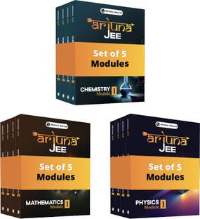 PW Arjuna For JEE Main & Advanced Class 11 Physics, Chemistry and Mathematics Modules with Solutions Combo Set of 15 Books (2025 Edition)