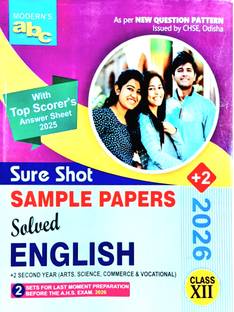 Sure Shot Sample Papers MODERN'S abc +2 2nd Year ENGLISH