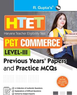 HTET (PGT- Commerce) Previous Years' Papers & Practice MCQs (Level-3)(English)