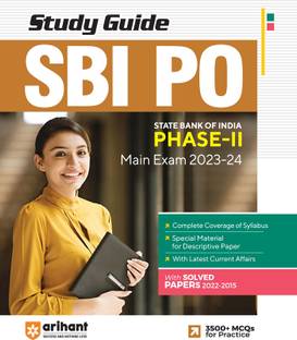 Arihant Study Guide SBI PO Phase 2 Main Exam 2023-24