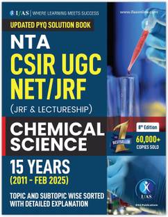 CSIR NET Chemical Science PYQ Book | Chemistry Previous Year Questions Papers  - 2025 | 15 Years Chapterwise Solved Papers (2011–Feb 2025) | Topicwise & Chapterwise PYQs with Detailed Solutions |NTA CSIR UGC NET, GATE, SET Chemistry Preparation Book | IFAS Publications