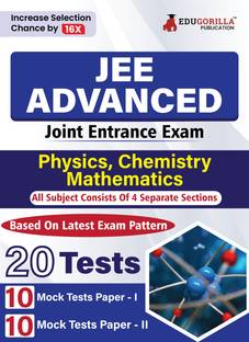JEE Advanced  - 2025 - TestPrap Book [English Edition]| Joint Entrance Examination | 20 Practice Mock Tests (Paper I & II)