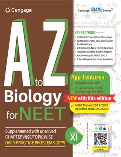 A to Z Biology for NEET: Class XI (Book + DPP) with Free Online Assessments and Digital Content 2023