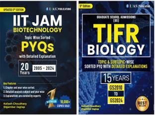 IIT JAM Biotechnology and TIFR Biology Previous Year Solved Paper Book  - Topicwise Sorted PYQs with Detailed Explanation - 20 Years (2005 - 2024) | Best Msc Entrance Exam Book | IFAS Publications