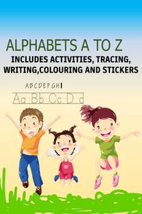 Alphabets A to Z all letters| practice, tracing| with colouring| activities included| at last stickers