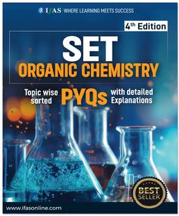 SET Organic Chemistry Previous Year Question Papers with Solutions  - Study material for SET Chemical Science Book